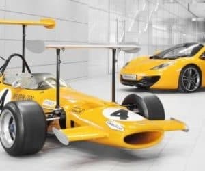 yellow McLaren cars