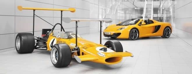 yellow McLaren cars