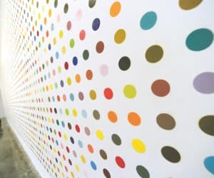 Spot Painting Damien Hirst