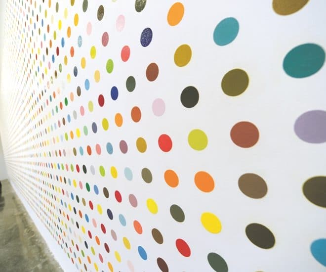 Spot Painting Damien Hirst