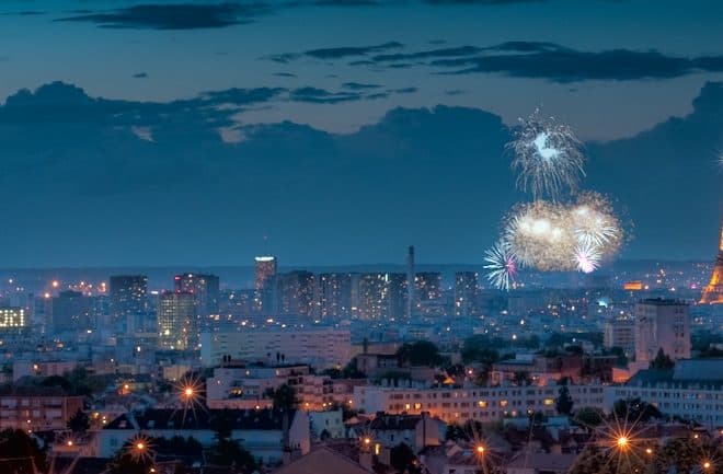 eiffel tower firework
