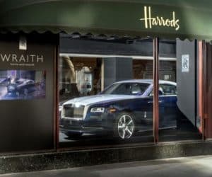 Rolls Royce Wraith Harrods Window