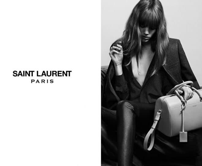 Freja Beha for Saint Laurent