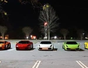 Lamborghini gathering