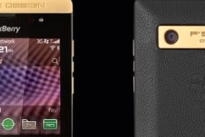 blackberry P9981Gold
