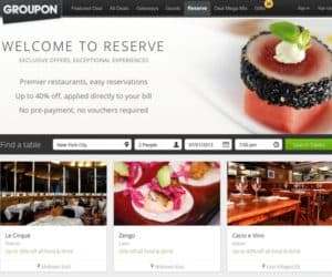 Groupon Reserve