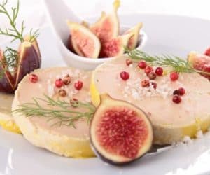 foie gras and figs