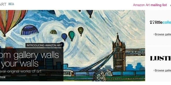 Amazon Art store section