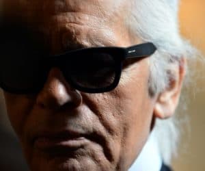 Designer Karl Lagerfeld