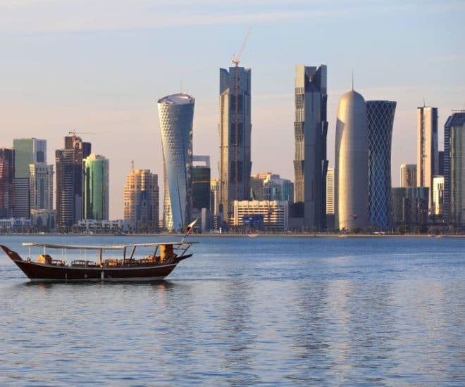 Qatar Doha Skyline