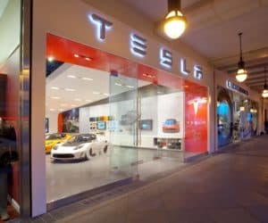 Tesla London store