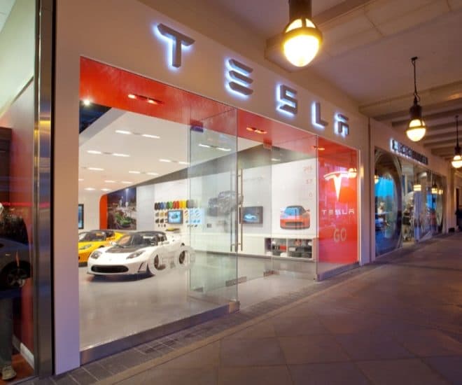 Tesla London store