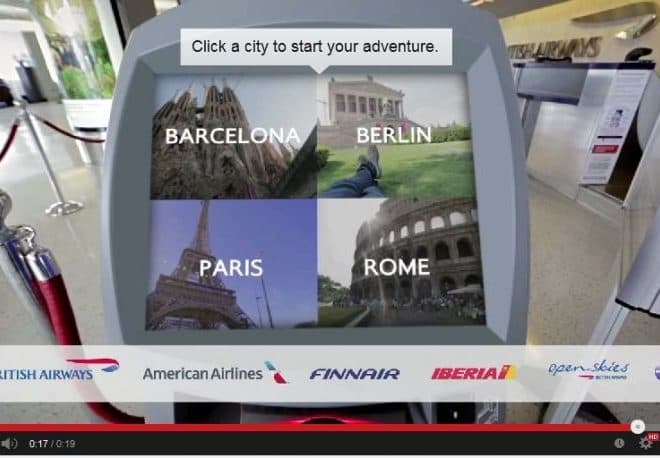 choose your own adventure video campaign