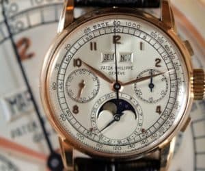 pink gold Patek Philippe watch