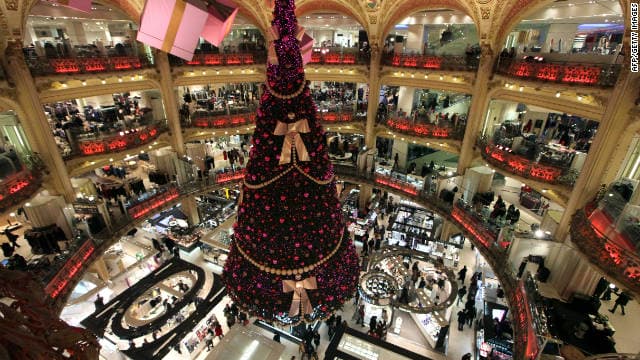 Galerie Lafayette Paris Christmas