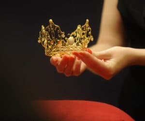 Gold tiara