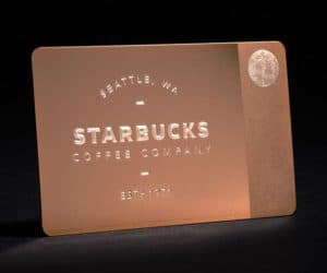 Starbucks premium holiday card