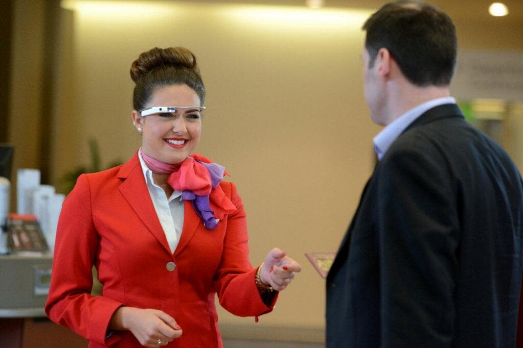 Virgin Atlantic Google Glass