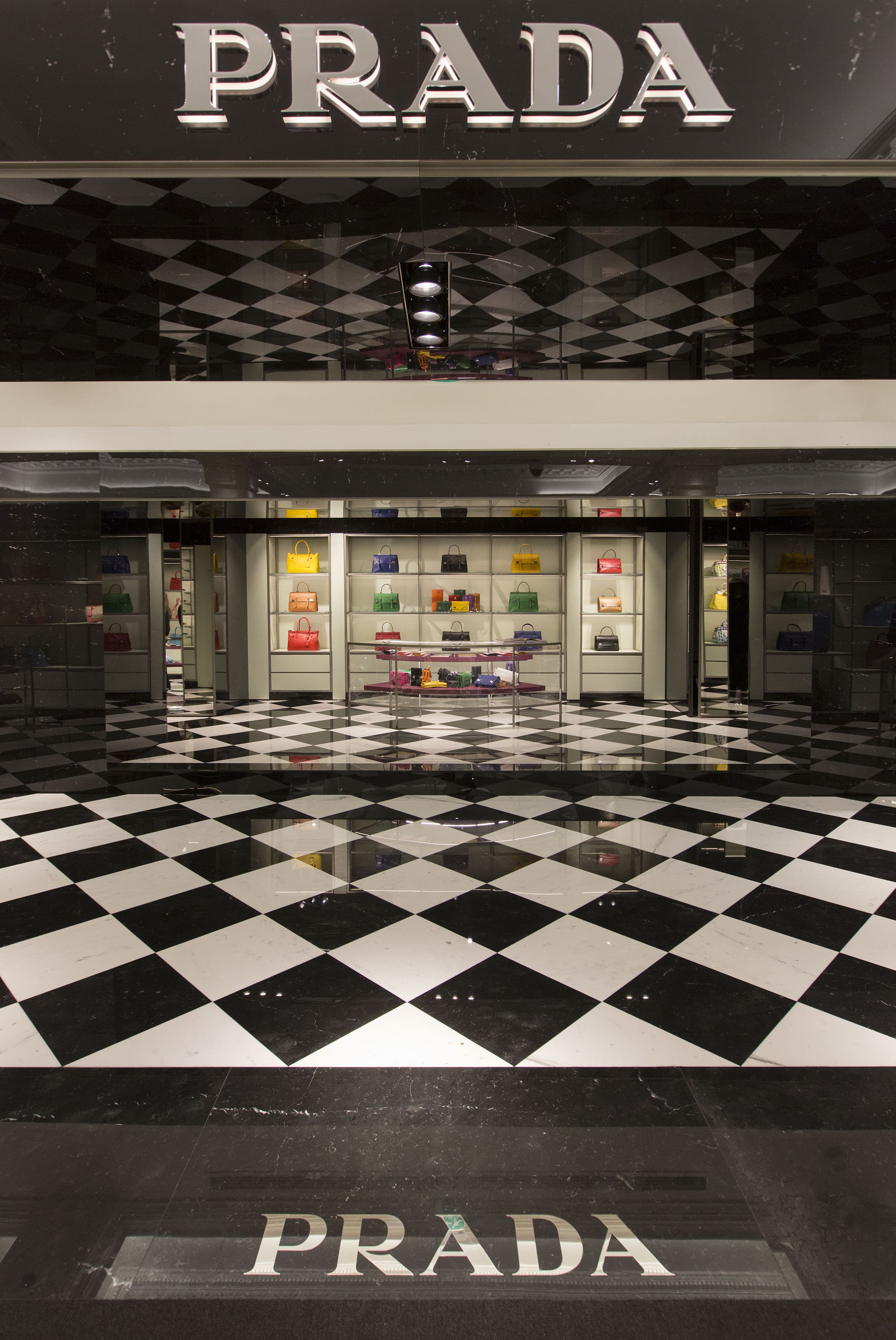 Pradasphere Pop up installation