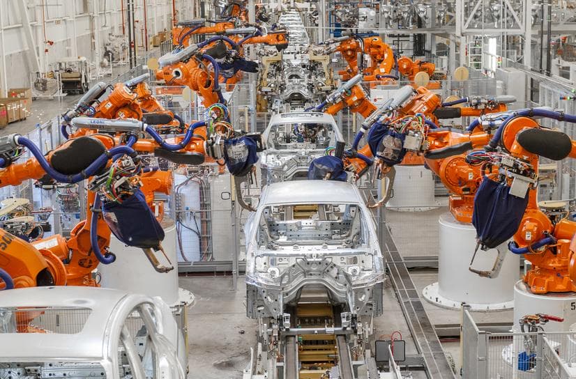 BMW vehicles in production