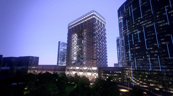 City of Dreams Hotel Tower by Zaha Hadid