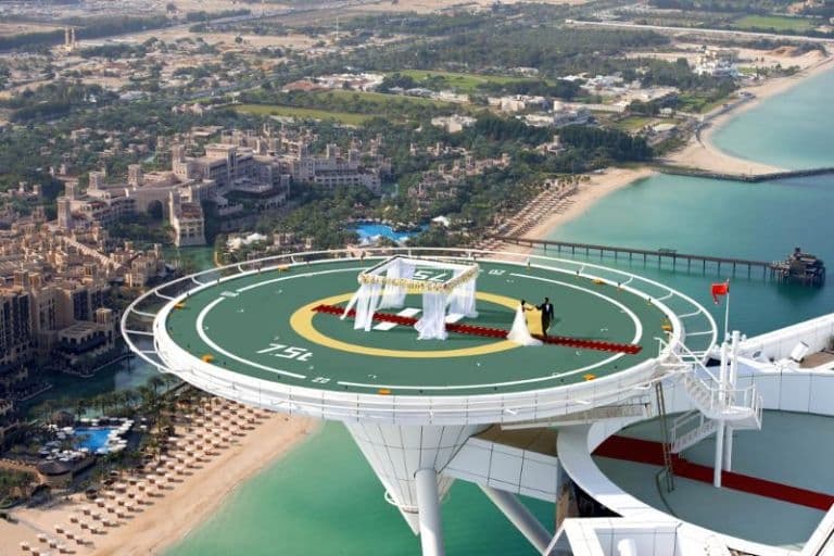 helipad Burj Al Arab