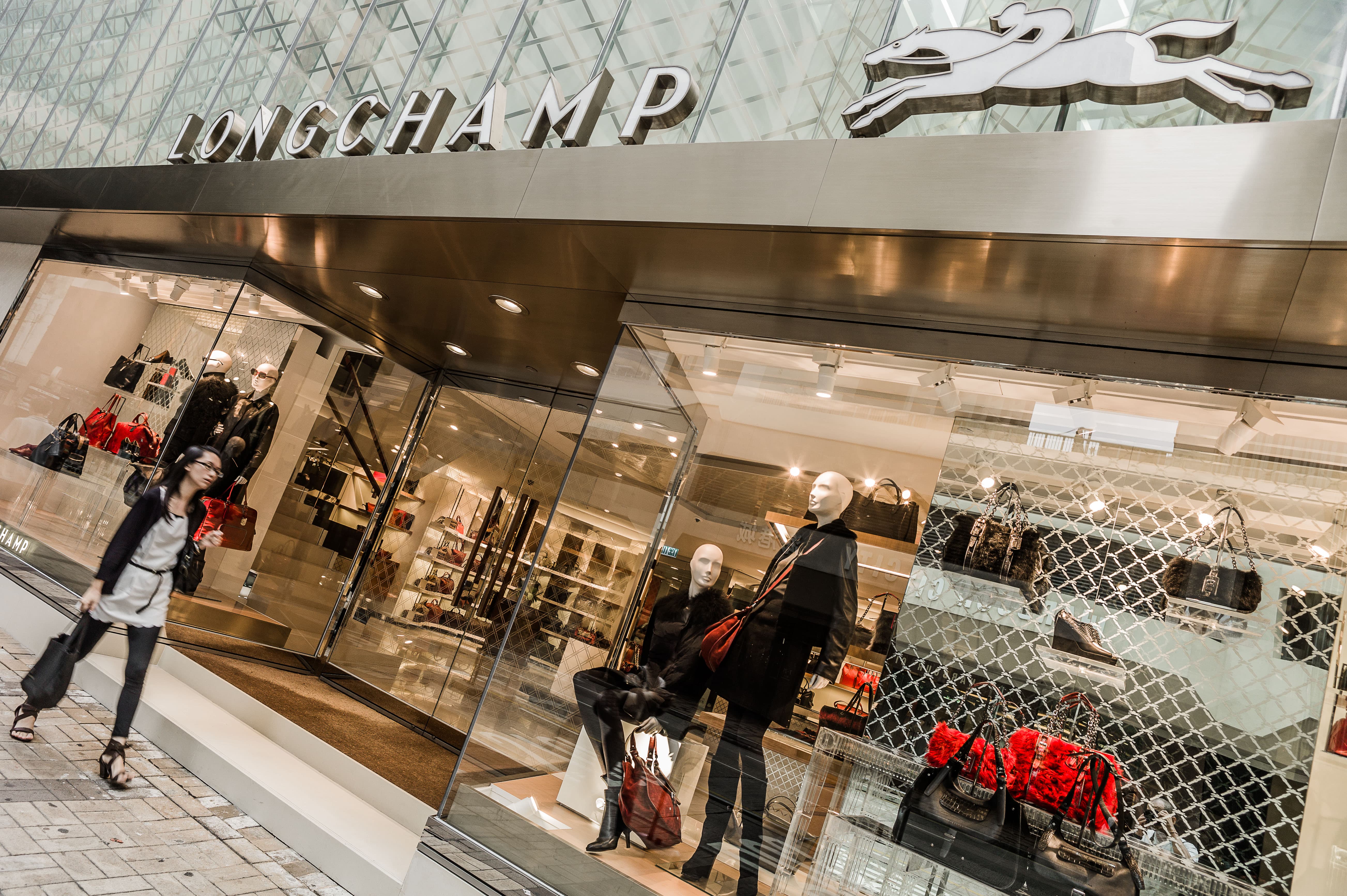 Longchamp store in Hong Kong