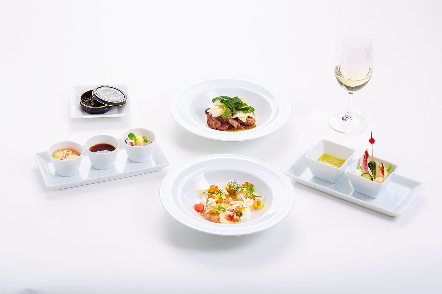 in-flight menu for Japan Airlines