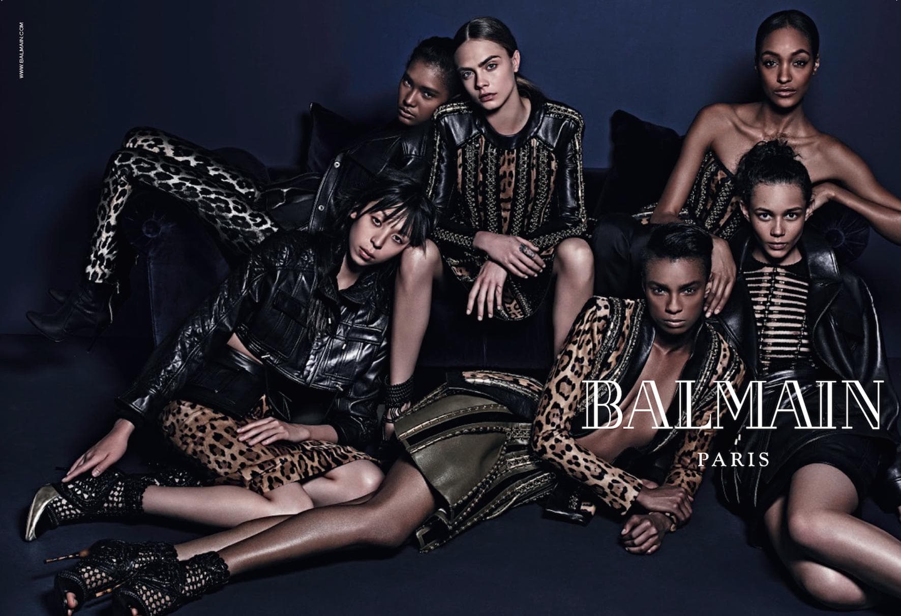 Balmain Fall 2014 ad campaign