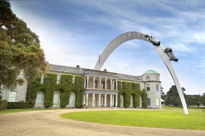 Mercedes Benz sculpture Goodwood Festival 2014