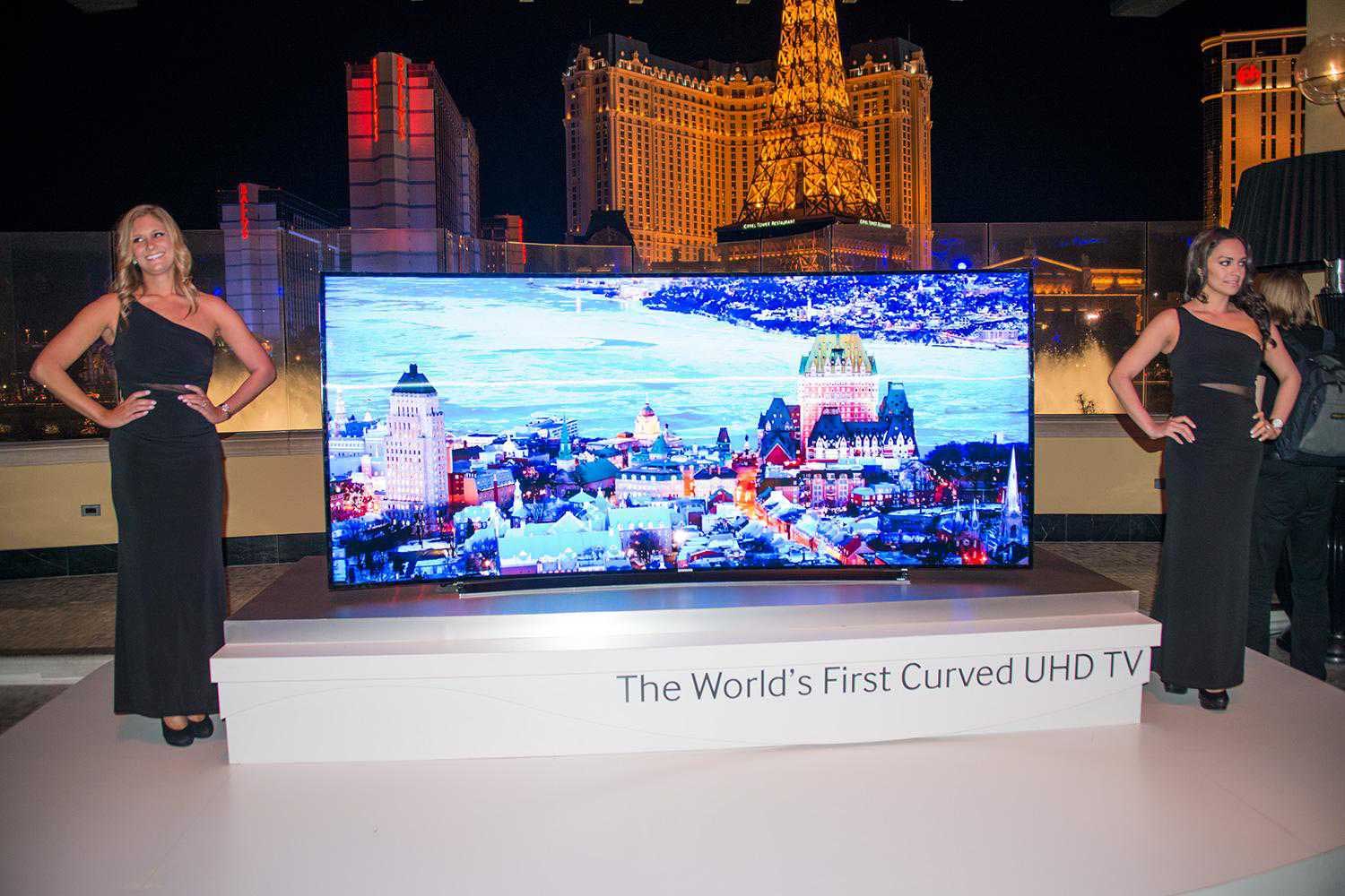 world first curved UHD TV