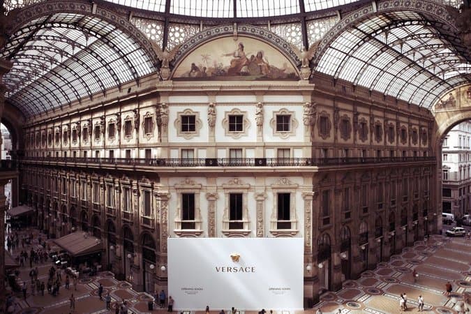 Versace shop Galleria Vittorio Emanuele II