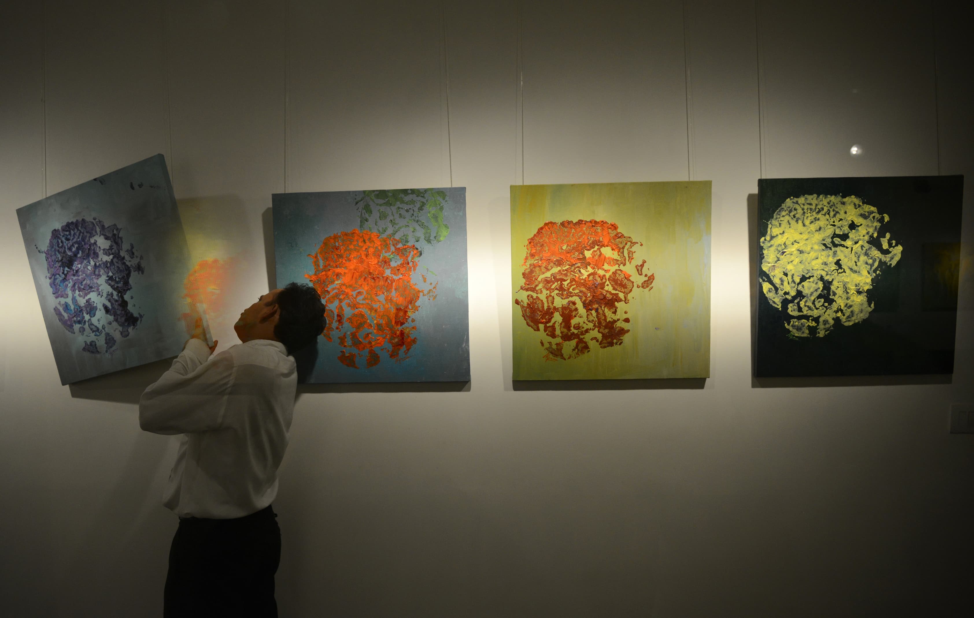 paintings by an Indian elephant
