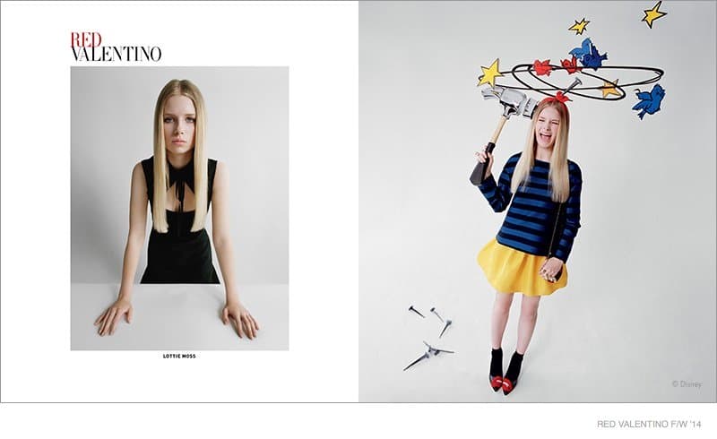 Red Valentino fall winter 2014 ad campaign