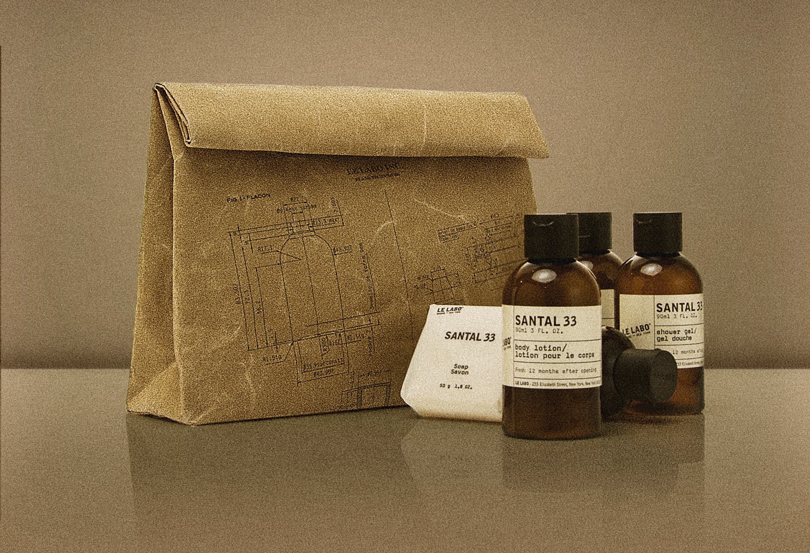 Santal 33 travel set from Le Labo
