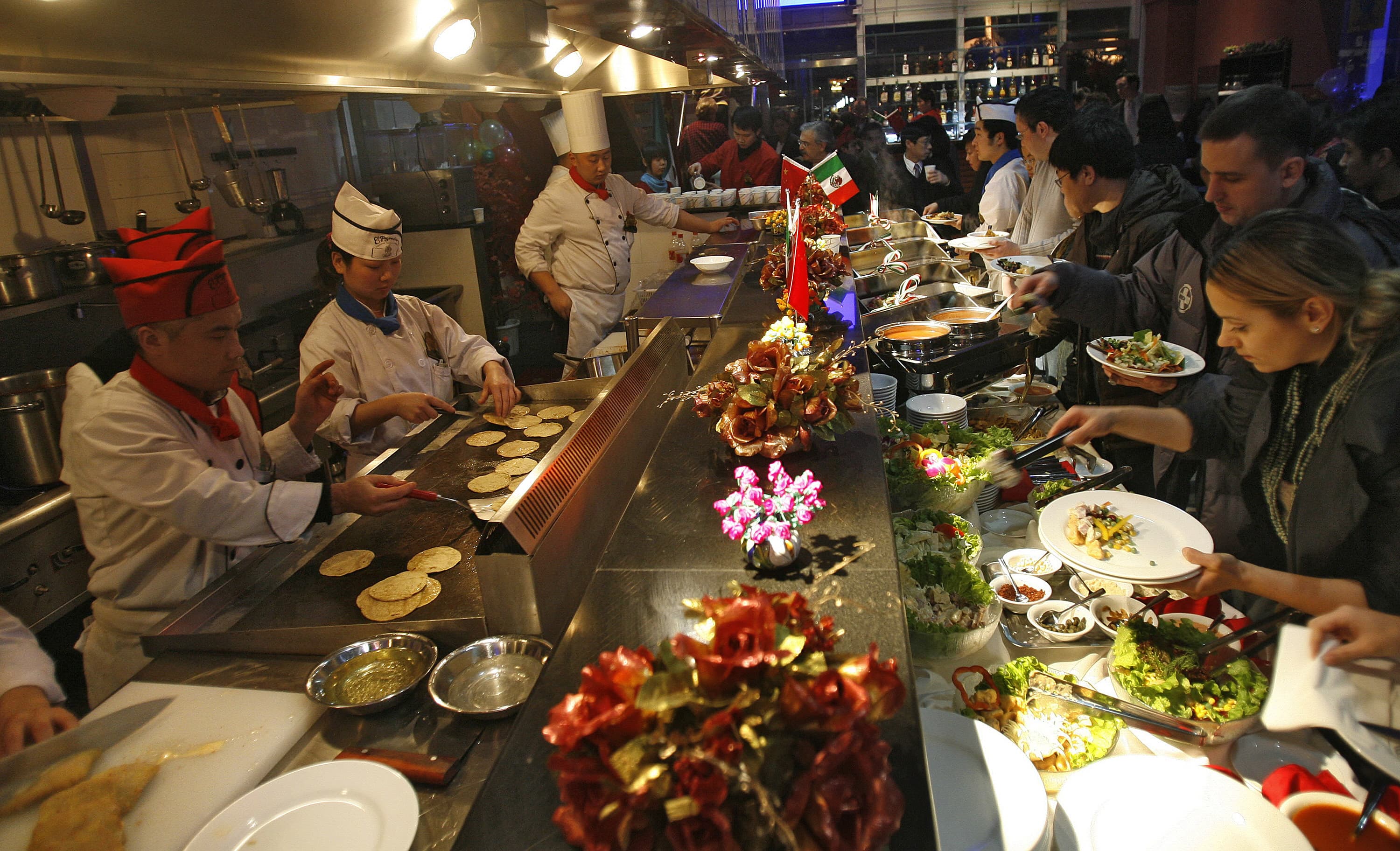 Open kitchens