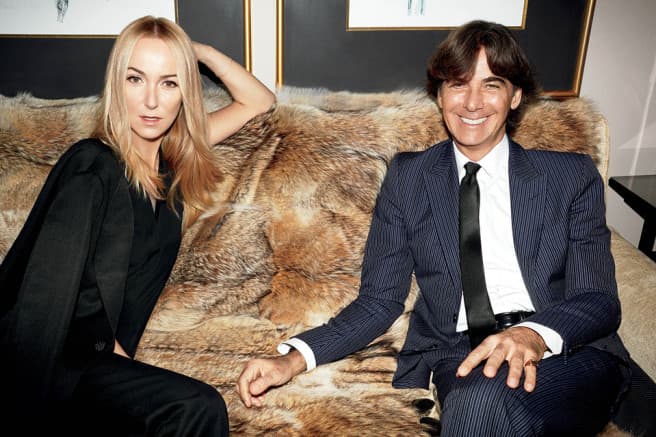 Frida Giannini and Patrizio di Marco