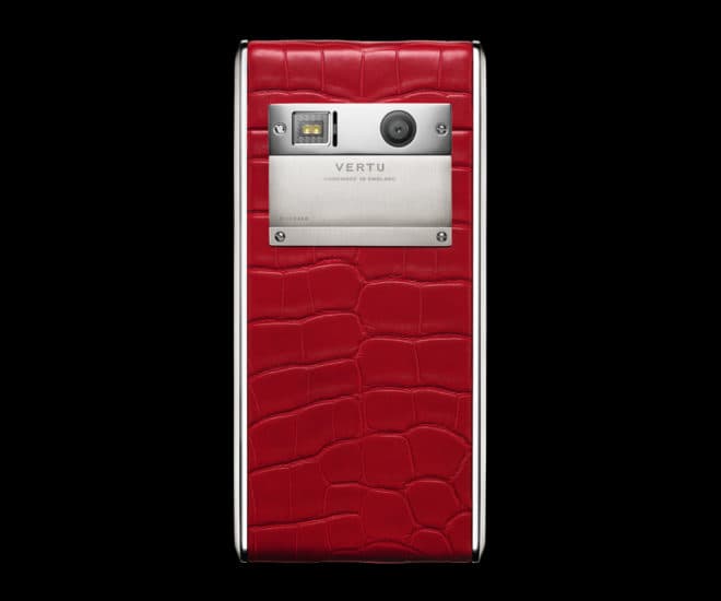 Aster Diamonds Red Alligator by Vertu