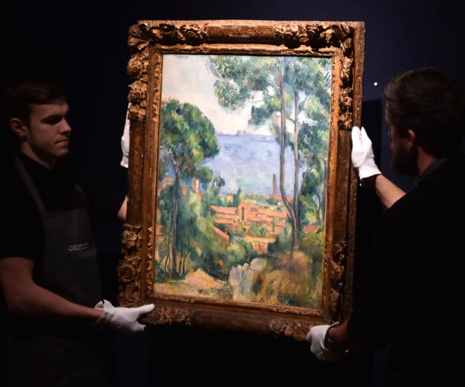 Paul Cezanne painting