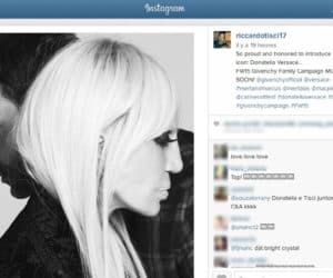 Donatella Versace for Givenchy IG