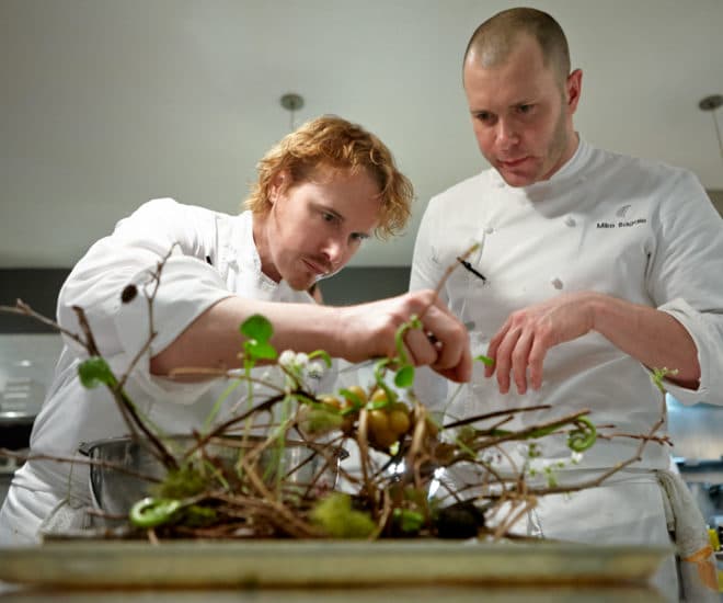 Grant Achatz and Mike Bagale