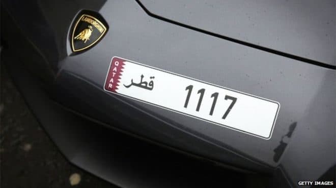 qatar plate number