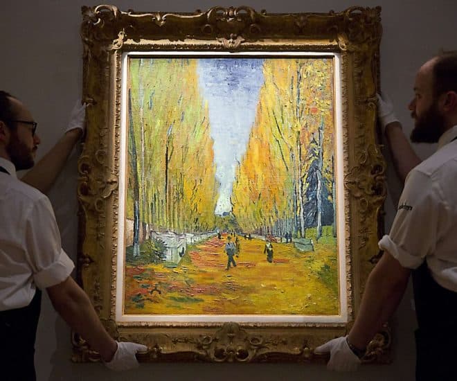 Les Alyscamps, by Van Gogh