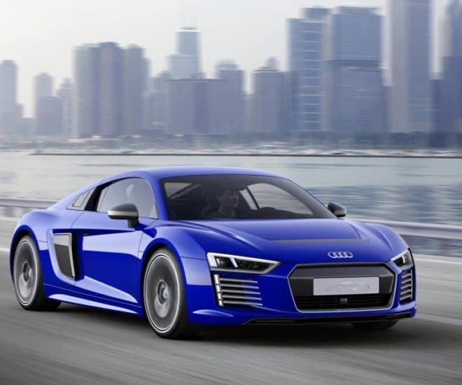 all-electric R8 e-tron supercar