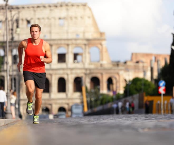 jogging tour of Rome