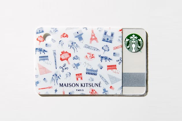 Maison Kitsune starbucks card