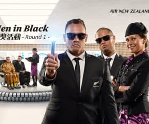 Men in Black Air New Zealand