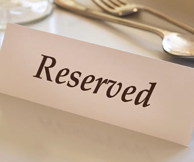 reserved