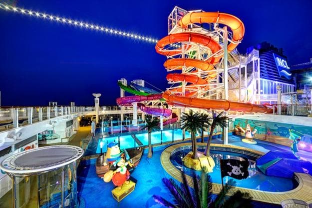 Aqua Park on Norwegian Getaway