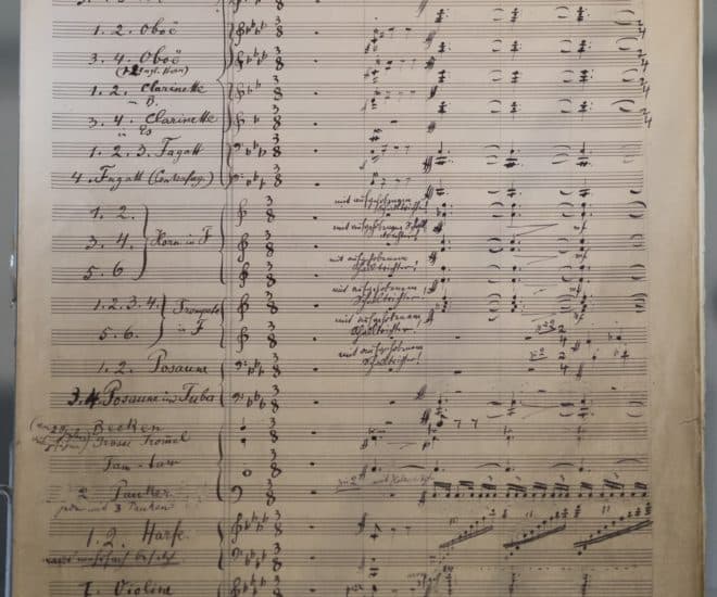 Rare Mahler Score Exhibited in Hong Kong
